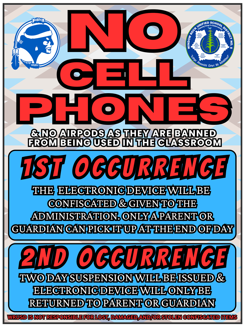 no cell phones